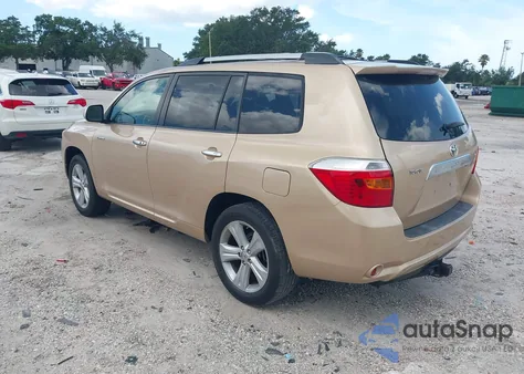 2008 Toyota Highlander Limited из США, поврежденный, VIN JTEDS42A382049083